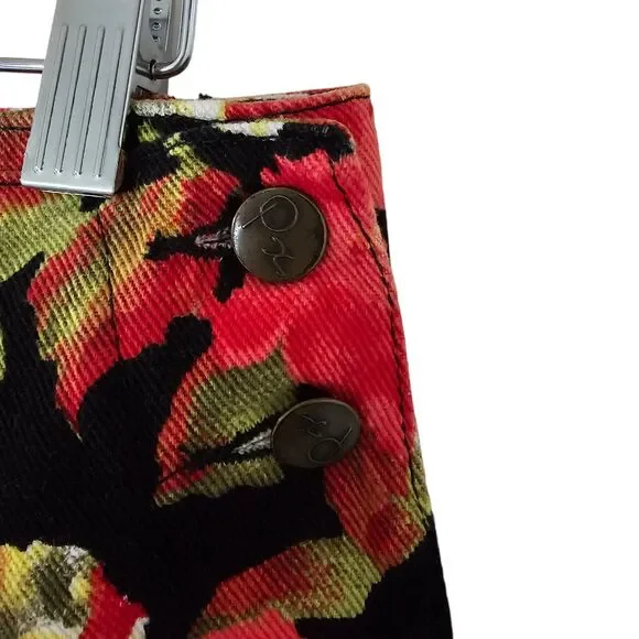 Vintage Patrick X Long Wrap Skirt size 10 Multicolor Floral - Picture 3 of 16